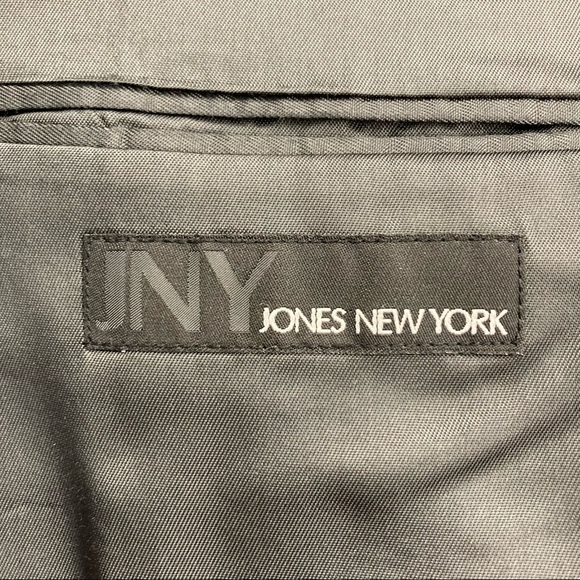 Jones New York Black Wool Suit Jacket 40R - Picture 4 of 6